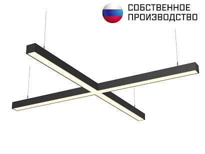 Светильник Х-образный подвесной 1190х1190х50х50 3000K 72W